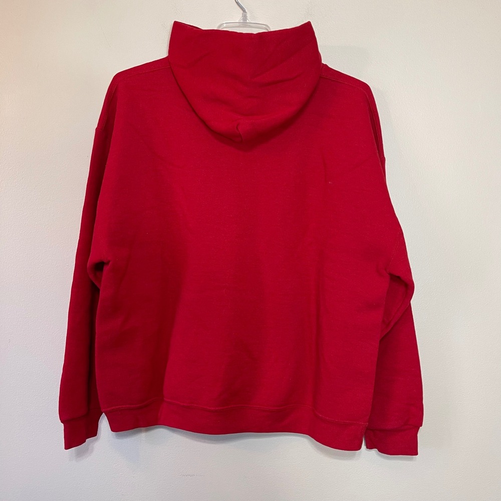 Russell Athletic Davidson College Hoodie Mens XL Red Pullover Sweatshirt Vintage - Picture 2 of 7